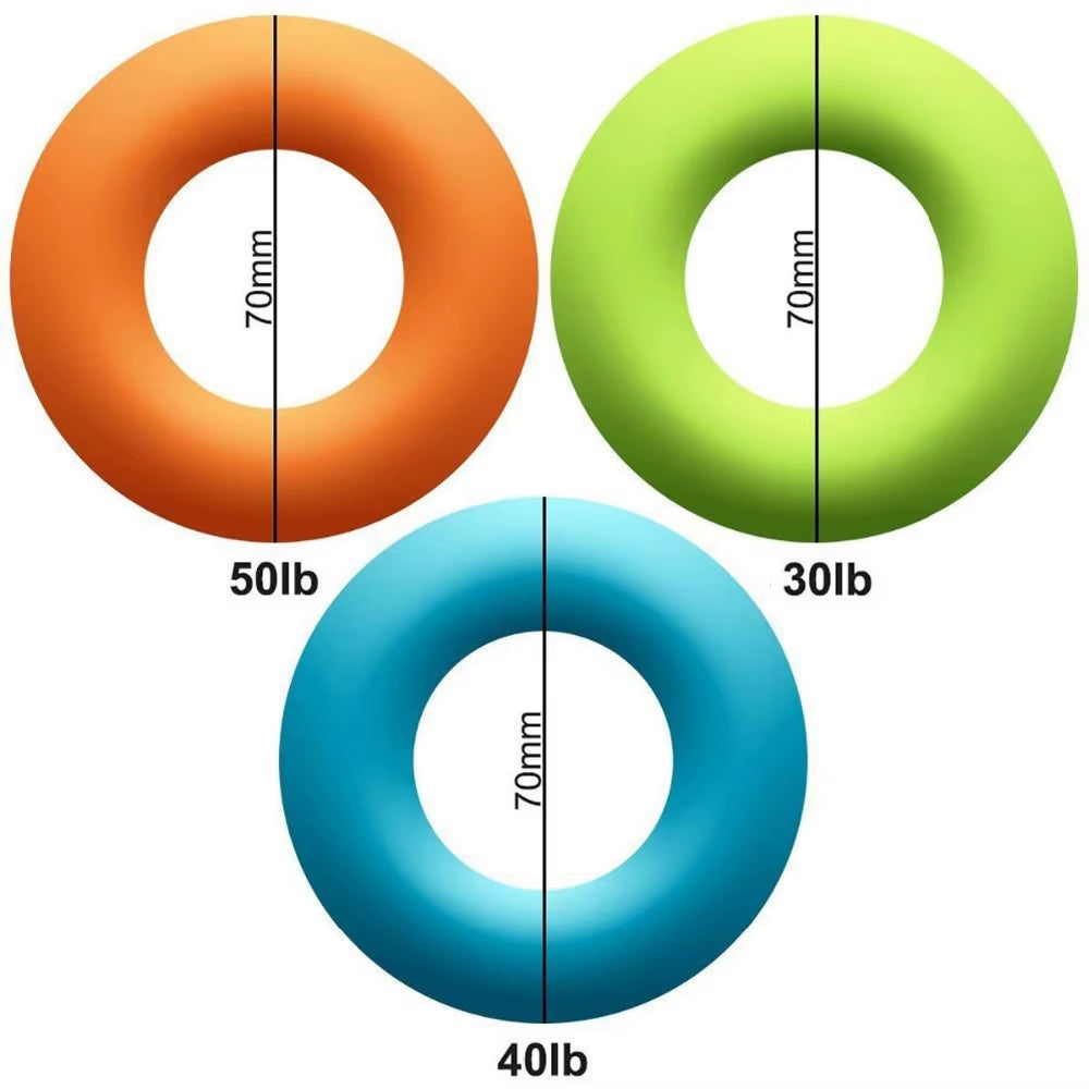 3 Levels Finger Stretcher Resistance Bands Finger Grip Exerciser Hand Grip Trainer Rings for Relieve Pain Injury Rehabilitation